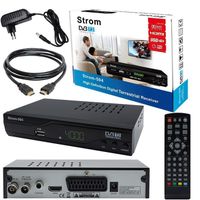 Strom 504 Décodeur TNT Full HD -DVB-T2 - Compatible HEVC264 - (HDMI,Péritel, USB, Digital Plus) Noir