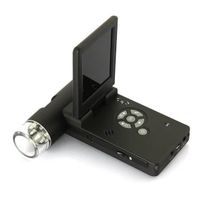Microscope de Poche Portable EMEBAY 500X avec Écran LCD 3" et Slot Micro SD - Zoom jusqu'à 1000x - Blanc
