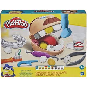 JEU DE PÂTE À MODELER Coffret Play-Doh : Le Dentiste avec 8 pots de Pate