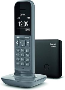 Téléphone fixe Téléphone sans fil avec listes noires et écran lar