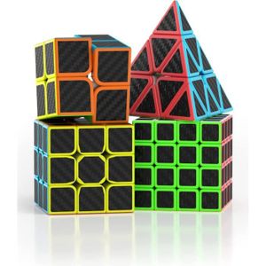CUBE ÉVEIL Set de Cubes de Vitesse Roxenda - 2x2 3x3 4x4 Pyra