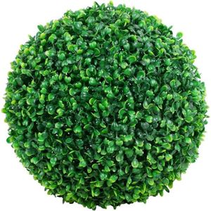 FLEUR ARTIFICIELLE Boule de Plante Artificielle Boule de Buis Artificiel Boule D'herbe de Mariage Décoration de Boule de Plante en Plastique Vert A338