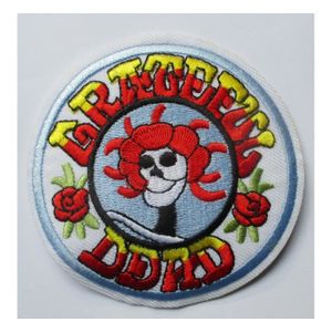 Patch Betty Boop Rond sur Fond Rouge 9.5 cm /écusson Veste Blouson hotrodspirit