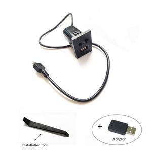 Tableau de bord de voiture encastré 4 6 Pin double USB panneau rallonge  câble adaptateur pour Aftermarket Android multimédia - Cdiscount Auto