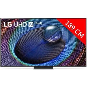 Téléviseur LED TV LED 4K 189 cm Smart TV 4K LED/LCD 75UR91 - LG -