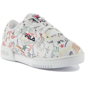 BASKET Baskets casual à lacets pour enfants Fila Original Fitness - Blanc Multi - Taille 33.5