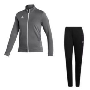 SURVÊTEMENT Jogging Femme Adidas Aerodry Gris et Noir - Manche