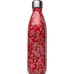 GOURDE Qwetch - Bouteille isotherme inox Flower Rouge 750