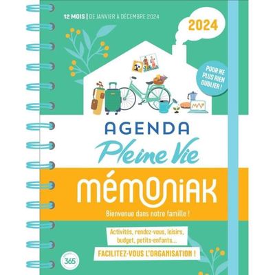 Agenda 2024 Semainier A5,Jan à Déc,Onglets Mensuel, Poche,Pages de Budget  Notes Contact,feuille,Blanc - Cdiscount Beaux-Arts et Loisirs créatifs