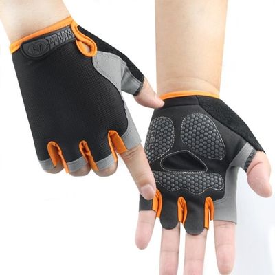 Gants De Vélo Courts West Biking, Demi-doigts, été, Noirs, Unisexe