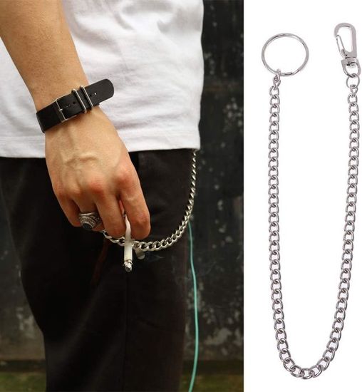 Chaînes De Pantalon Style Hip Hop, Goth, Punk, Argentées, Pour Look Biker Ou Streetwear, Marque Gotrays
