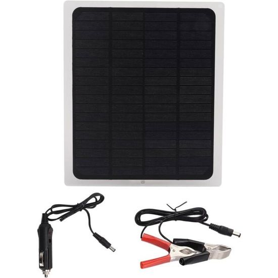 Eufy Panneau Solaire Panneau Solaire 5W IP65 Pour Caméras Reolink - Chargeur Type C/Micro USB, Support 360° Alimentation Solaire Caméra Surveillance