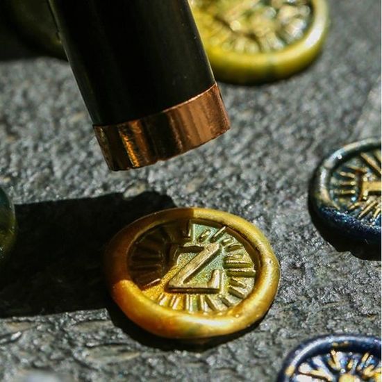 DELORIGIN Sceau De Cire à Horloge Magique Tampon Vintage En