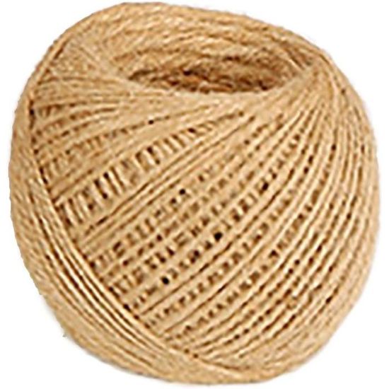 ZENFUN Ficelle De Jute Naturelle 5mm – Lot 2 Rouleaux 200m Total, Corde Chanvre Robuste Pour Décoration & Jardinage