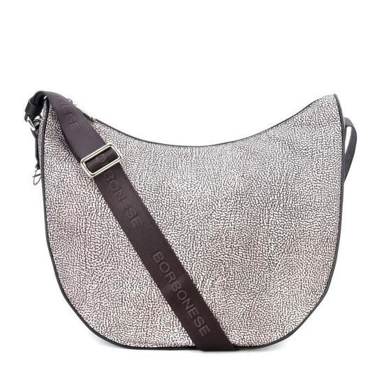 Borsa Borbonese Luna Bag Medium Tasca Nero - BORBONESE, Borse -