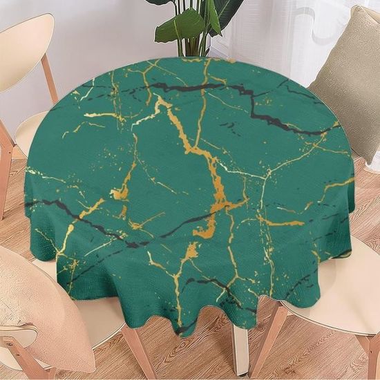 IVAPUPU Lot De 2 Nappes Rectangulaires Ajustées Pour événements - Vert émeraude Extensible - Lavable - En élasthanne - Pour Fête, Mariage, Cocktail, Banquet, Festival