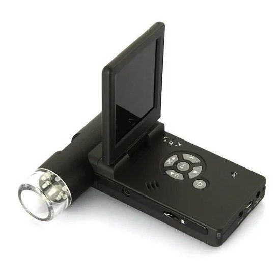 Microscope De Poche 500X Pour Enfants - Écran IPS 2,0 Pouces, Jouet éducatif Scientifique