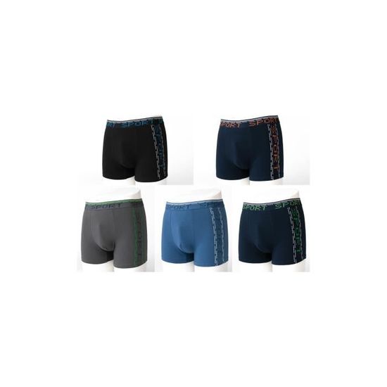 Caleçons Boxer homme Lot de 4 caleçons Couleurs voir photo Taille XXL Gris Cdiscount