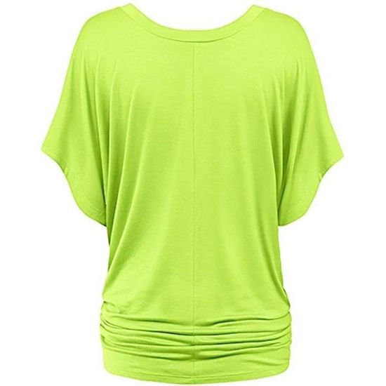 T-shirt Femme Sport Ample Grande Taille - Haut Décontracté Manches Courtes Avec Zip - Respirant, Léger, Pour Sport, Outdoor Et Loungewear