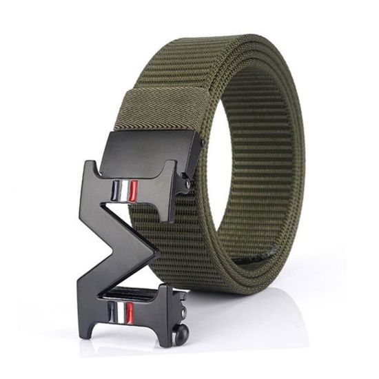 Ceinture Automatique En Nylon Pour Homme – Ajustable Sans Trous, Confortable Et Respirante – Parfaite Avec Jeans Ou Pantalon Décontracté - 11