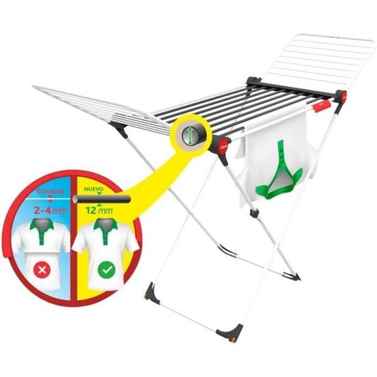 ZJCHAO Sechoir À Linge Extérieur Rotatif Pliable 4 Bras-7701487817855