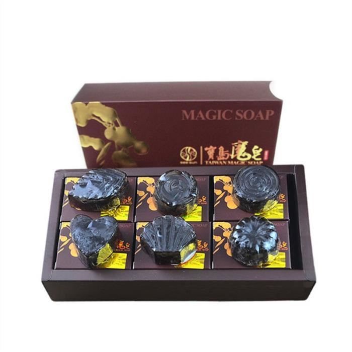Savon de nettoyage d'acné de point noir d'huile essentielle de savon de main pour le corps facial (type aléatoire)