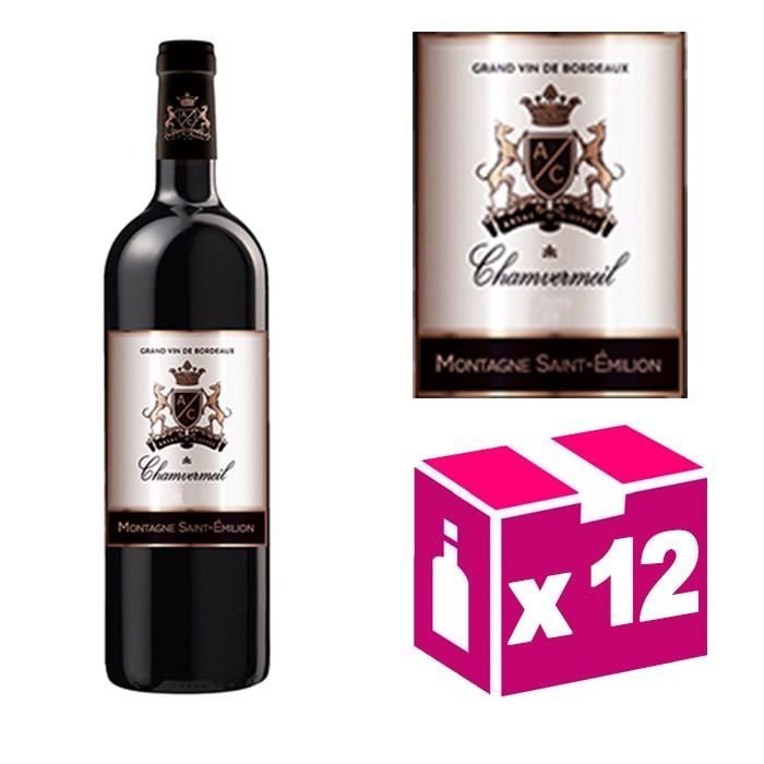 AOC Montagne St Emilion 2012 vin rouge – Carton de 12 bouteilles