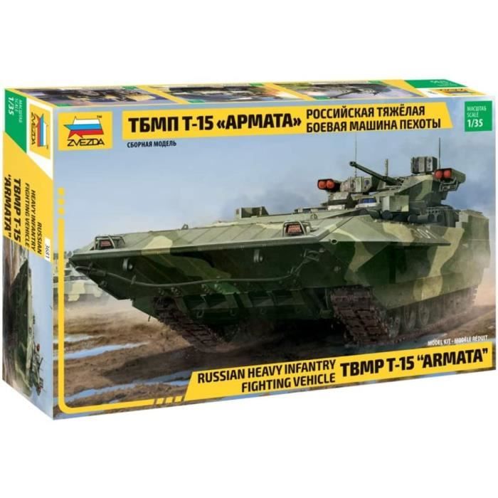 Kits de modélisme de chars d'assaut Zvezda 3681 500783681-1:35 T-15 TBMP Armata Russ.Heavy Infant, modélisme, Constructi 227946
