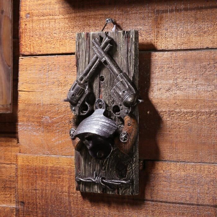TOI 8 pouces haute Vintage bière ouvreur Western Bar mur décor décapsuleur décoration mur cintre ouvre-boîte cadeau créatif