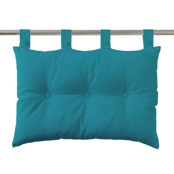 TODAY Coussin tête de lit 100% coton - 50 x 70 cm - Mer du Sud