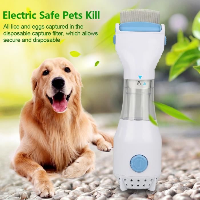 Peigne nettoyeur de puces pour animaux de compagnie Nettoyage Électrique domestique nécessité quotidienne
