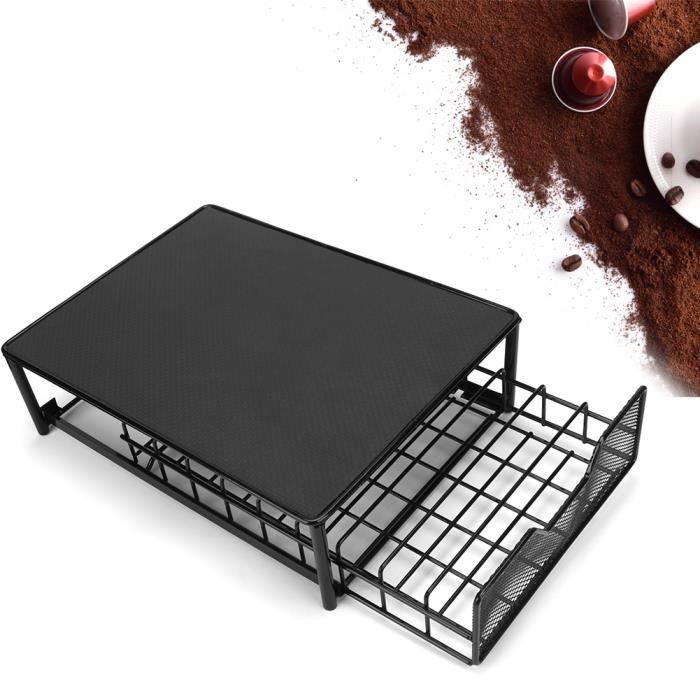 YOSOO tiroir de stockage de café Support de tiroir de support de stockage de support de capsule de café de ménage 54PCS
