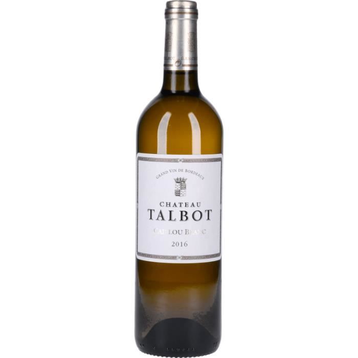 Vin Blanc - Caillou Blanc du Château Talbot 2016 - Bouteille 75cl
