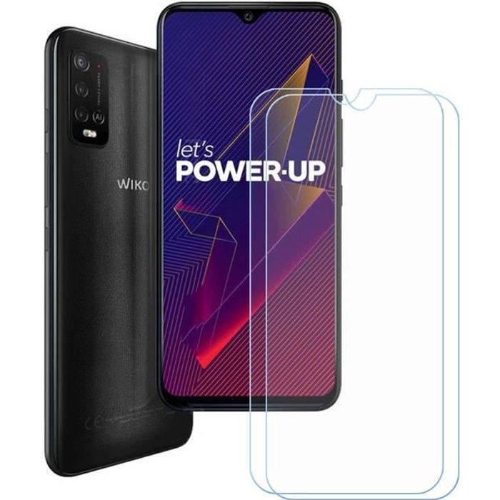 FZ 2 Pack Verre Trempé pour Wiko Power U10 (6,82\