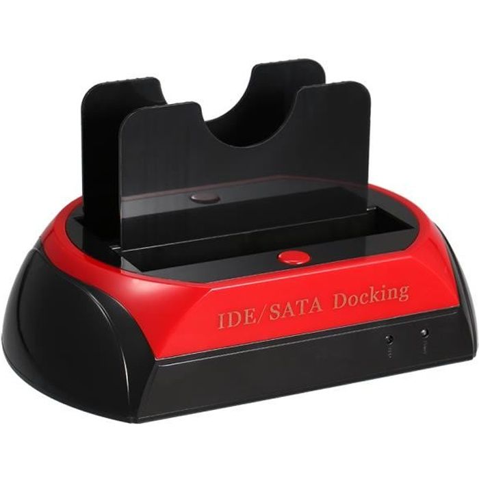 Station d'accueil pour disque dur Double station d'accueil pour disque dur 2.5 pouces 3.5 pouces IDE / SATA USB 2.0