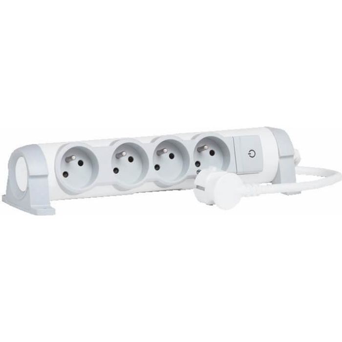 LEGRAND Rallonge multiprise Confort bloc de prises rotatif 4x2 P+T 3 m
