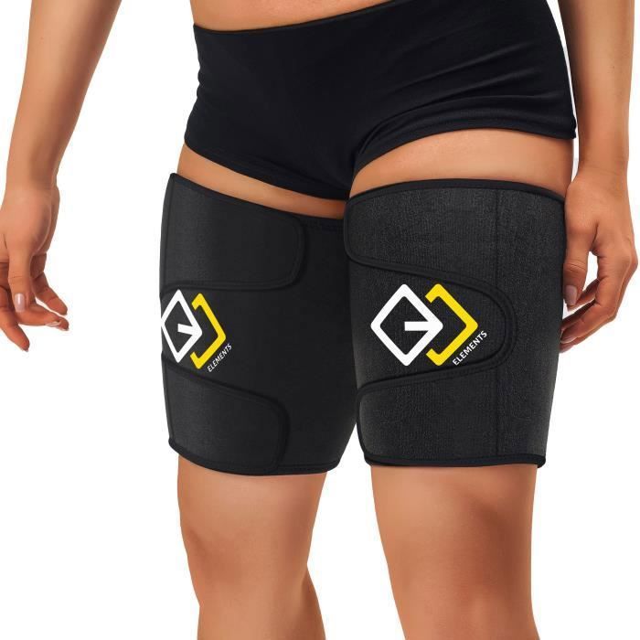 Bandes de Sudation pour Cuisses GJELEMENTS - Bandes Amincissantes Néoprène - Homme Femme