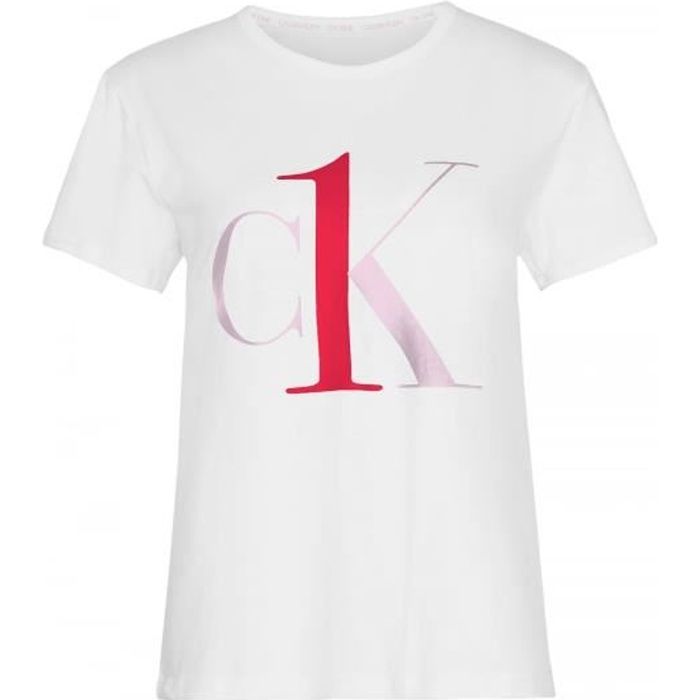 Tee shirt stretch à logo - Calvin klein - Femme