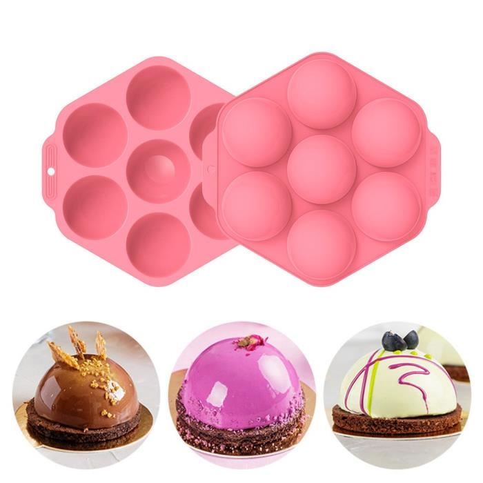 #EXE Semi Globe Moules en Silicone pour la cuisson moule à gâteau en Silicone pour Muffin chocolat Cookie patisserie