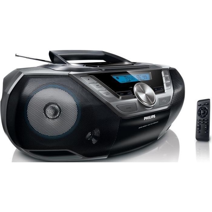 PHILIPS AZ780/12 Lecteur CD avec USB direct et tuner numérique - Noir
