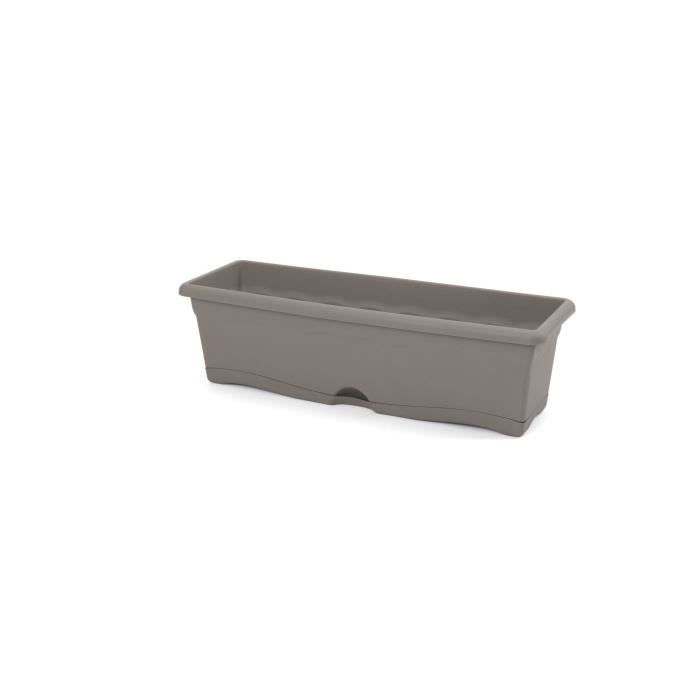 40/ x 17/ x 10/ cm galvanis/é Dehner Bac /à Plantes Argent env