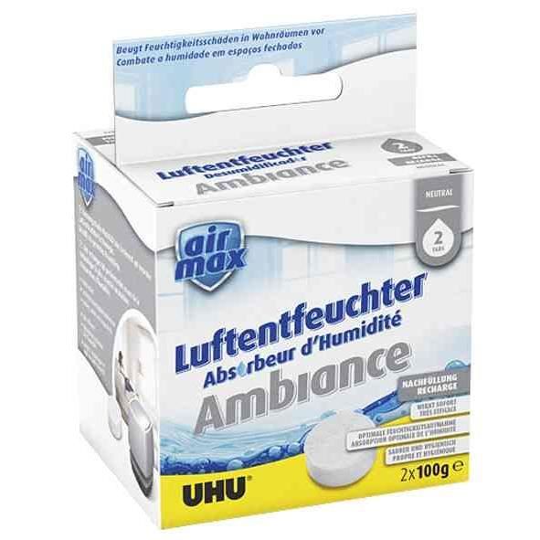 Tabs de recharge airmax Ambiance, 2 x 100 g, neutr