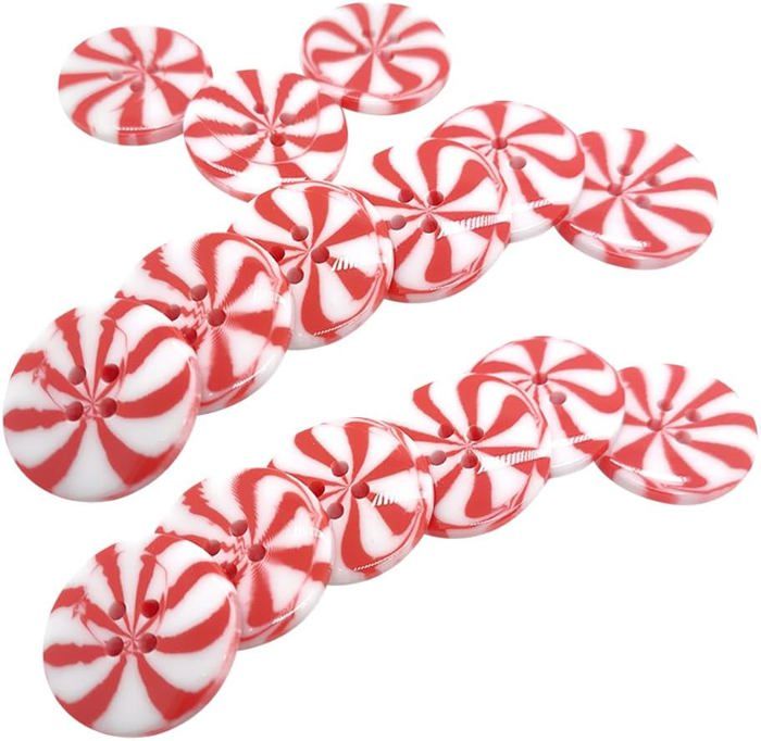 Boutons Résine Vert Foncé 30 MM