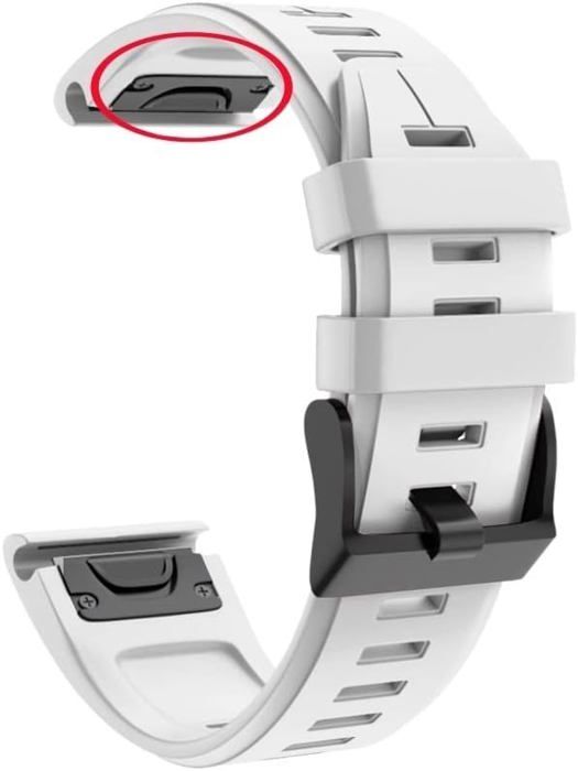 Bracelet Silicone Pour Garmin Fenix 6X/6 Pro/5/5X/3HR - Largeurs 20, 22, 26 Mm, Multicolore