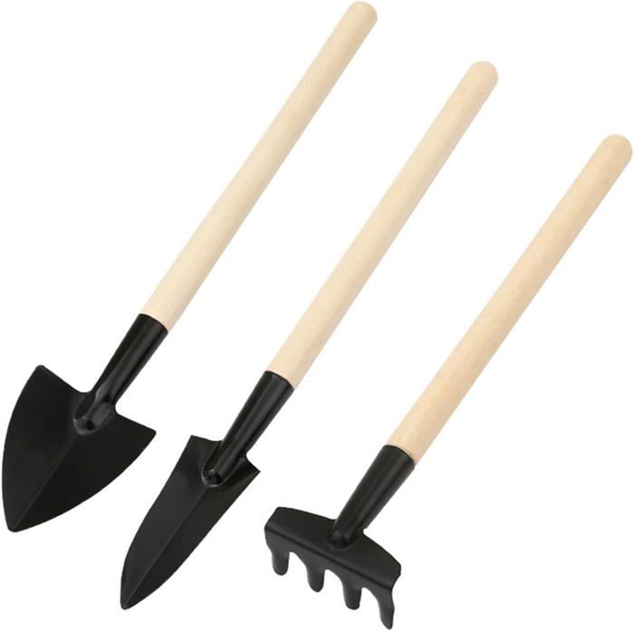 BLACK+DECKER Kit Jardinage 4 Pièces - Tapis Genoux, Sécateur, Pelle Et Griffe - Idéal Pour Le Jardin