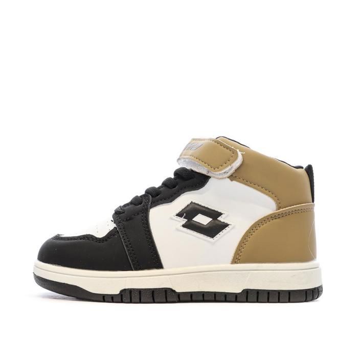 Baskets Noires/Blanches Garçon Lotto Ravenne Baskets Noires/Blanches Garçon Lotto Ravenne