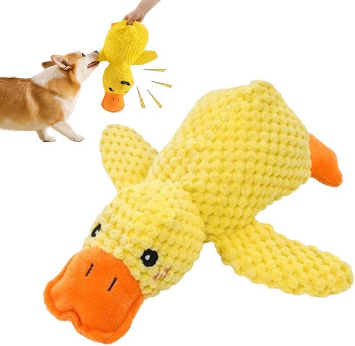 Calming Duck Dog ToyCalming Duck ToyCalming DuckThe Mellow Dog Calming DuckJouet Interactif pour Chien À Alimentation Lente