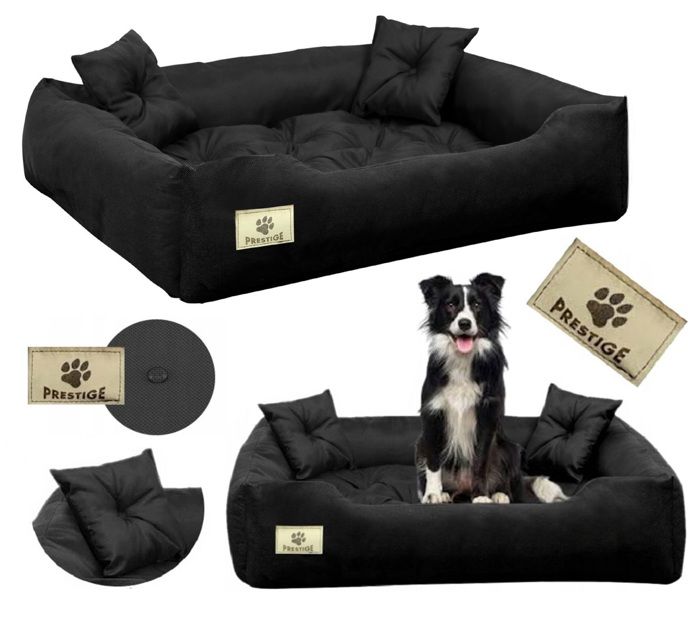 Meilleurs prix pour Panier pour chien PRESTIGE 130x105 cm imperméable noir
