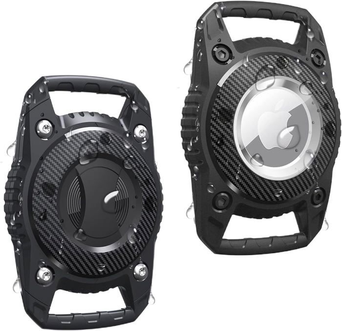 Comparer les prix de 2 étuis AirTag étanches IP68 pour collier chien/chat (noir)