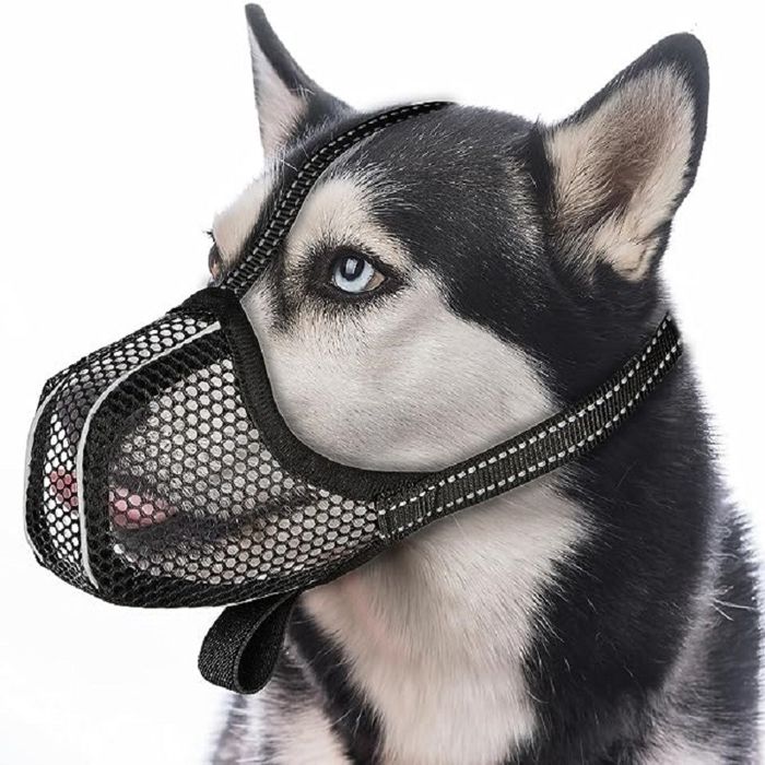 Meilleurs prix pour Muselières pour Chiens Anti-Grignotage Colliers pour Chiens Muselières Respirantes Réglables (S)